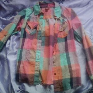 Girls button up
